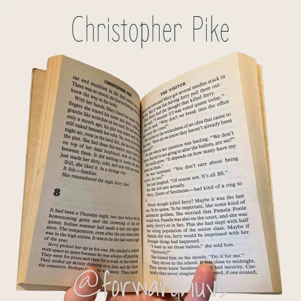 The Visitor by Christopher Pike 1995 Thriller Horror Mystery